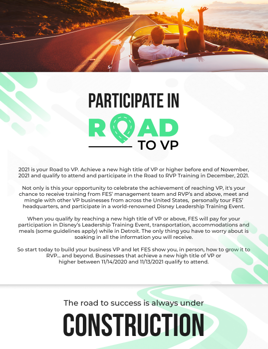 Road To VIP Flyer